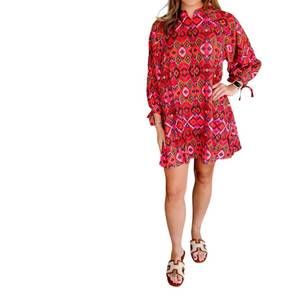 NEW DRESS FORUM palomas swing dress in watermelon